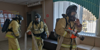 В Алексеевском районе прошли пожарно-тактические учения по ликвидации условного возгорания в районном Доме культуры - Центр по делам гражданской обороны, пожарной безопасности и чрезвычайным ситуациям
