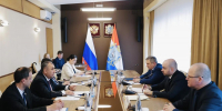 Вячеслав Федорищев провел рабочую встречу с руководителем города Спитак республики Армения - Волга Ньюс