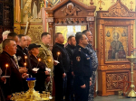 Самарским росгвардейцам вручили походный стяг Владимирской иконы Божией Матери