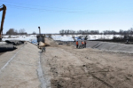 Сломанную плотину восстановили в Самарской области до начала паводка