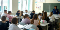 Пожарные в гостях у школьников - Центр по делам гражданской обороны, пожарной безопасности и чрезвычайным ситуациям