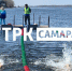 Появились кадры массового заплыва самарцев в ледяной Волге - ГТРК Самара
