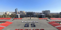 Акция «Самара. Космос. 65» собрала 1,5 тысячи студентов на площади Куйбышева - Самарская Газета
