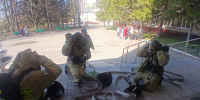 Пожарно-тактическое занятие прошло в Сергиевском районе - Центр по делам гражданской обороны, пожарной безопасности и чрезвычайным ситуациям