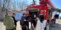 Старшеклассники познакомились с рабочими буднями огнеборцев - Центр по делам гражданской обороны, пожарной безопасности и чрезвычайным ситуациям