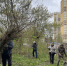 В Самаре, несмотря на непогоду, привели в порядок территорию у поликлиники №2 - ГТРК Самара