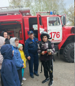 Встреча с сергиевскими огнеборцами