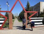 Инструктор противопожарной профилактики пожарно-спасательного отряда № 44 Алина Осадчикова присоединилась к Всероссийской акции «Георгиевская ленточка»