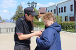 В Самарской области полицейские, общественники и активисты «Движения Первых» провели патриотические мероприятия в рамках Всероссийской акции «Георгиевская ленточка»