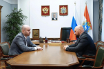 Губернатор Вячеслав Федорищев провел встречу с депутатом Госдумы Владимиром Кошелевым