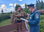 В Большеглушицком районе активно ведётся работа с населением по профилактике пожаров