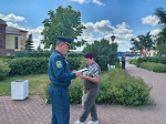 В Большеглушицком районе активно ведётся работа с населением по профилактике пожаров