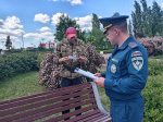 В Большеглушицком районе активно ведётся работа с населением по профилактике пожаров