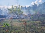 Вчера в Волжском районе произошло возгорание строительного мусора на площади 150 квадратных метров