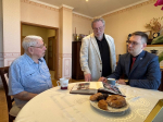 Ректор ПГУТИ лично поздравил Николая Пантелеевича Фоменко со 100-летним юбилеем