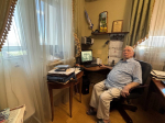 Ректор ПГУТИ лично поздравил Николая Пантелеевича Фоменко со 100-летним юбилеем