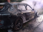 В селе Васильевка Ставропольского района ночью горел автомобиль