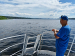 5 июля водолазы Поисково-спасательного отряда специального назначения проводили водолазные поиски на реке Волга в Красноглинском районе около острова Птичий по заявлению сотрудников полиции.
