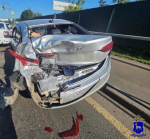 В Красноглинском районе паровозиком столкнулись несколько авто, есть пострадавшие