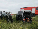 Две Lada столкнулись и опрокинулись в Самарской области