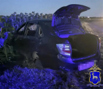 Госпитализирован водитель Lada Granta, перевернувшейся в кювет в Кинельском районе