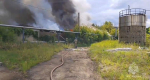 В Жигулевске огонь охватил магазин строительных материалов