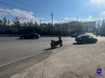В Железнодорожном районе Самары пострадал мотоциклист