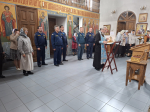 В честь иконы Божией Матери «Неопалимая Купина» продолжают проходить праздничные молебны — в них принимают участие территориальные специалисты противопожарной службы