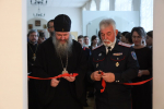 В Епархиальном музее Самарской духовной семинарии состоялось открытие выставки живописи Данила Багринцева «Луганцы: двенадцать лет войны».