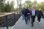 Мэр Самары Иван Носков оценил прогулочную зону парка «Воронежские озера»