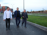 Иван Носков проверил готовность новой магистрали в Куйбышевском районе Самары